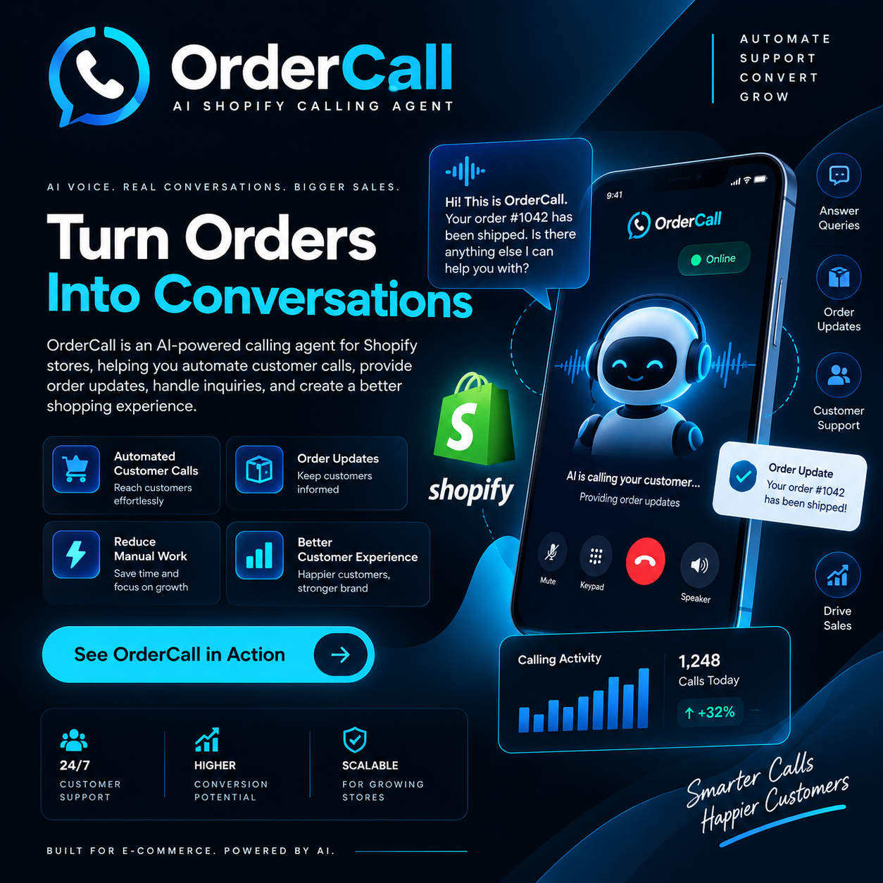 OrderCall project interface